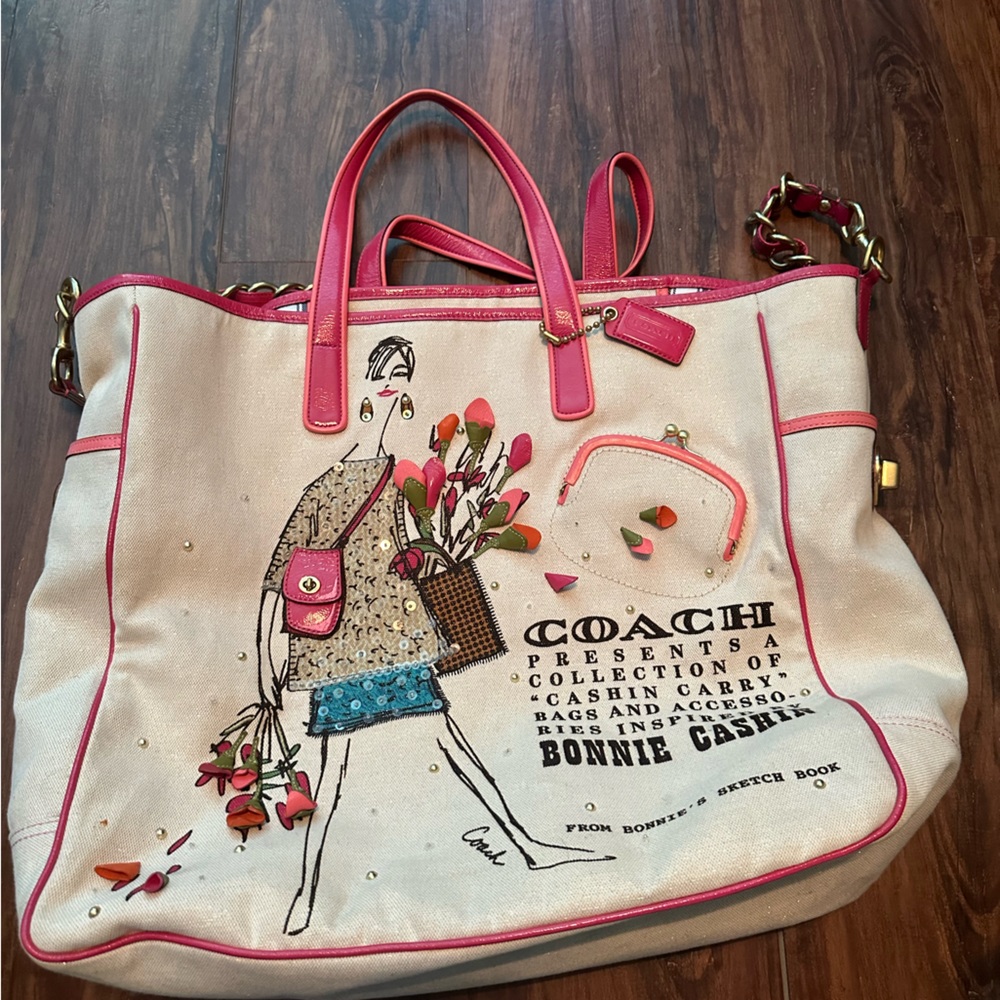 LIMITED EDITION gorgeous coach tote